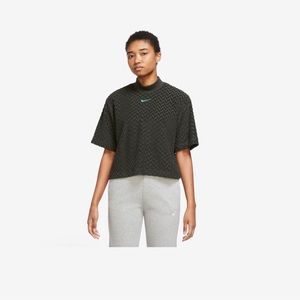 Nike Crop Top terry green crop